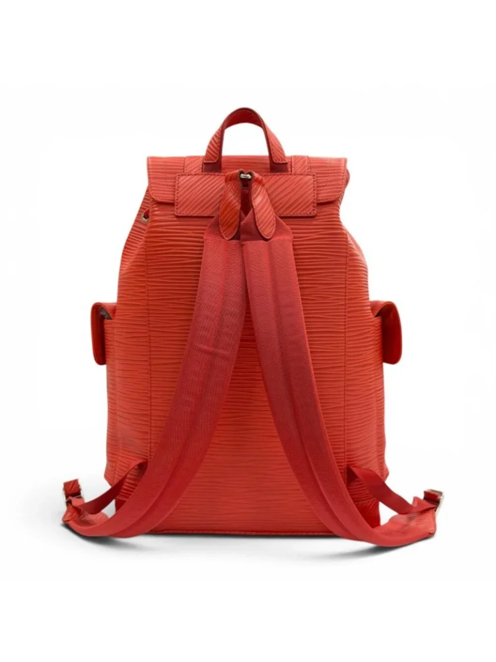 Louis Vuitton Christopher MM Backpack Epi XL Red Silver